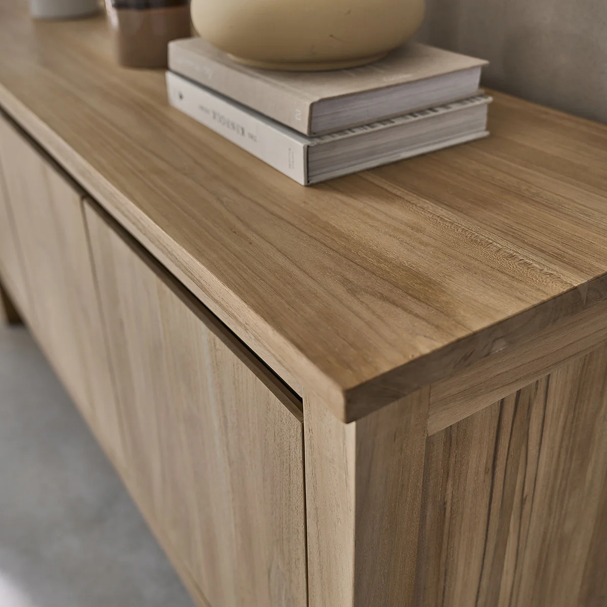 Buffet en teck massif 150 cm - Image 5