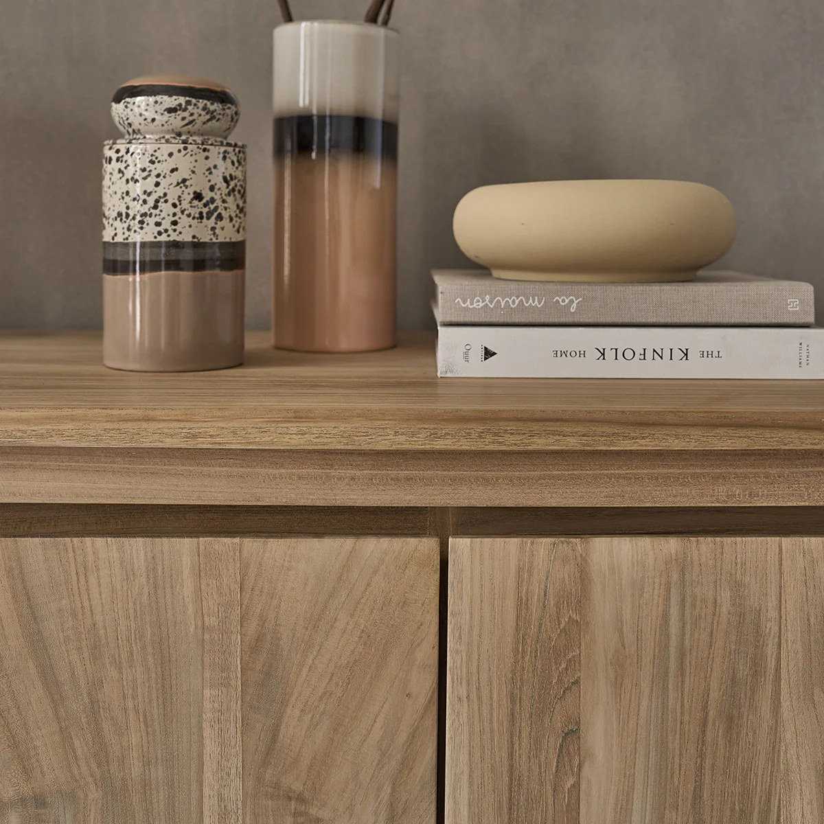 Buffet en teck massif 150 cm - Image 6