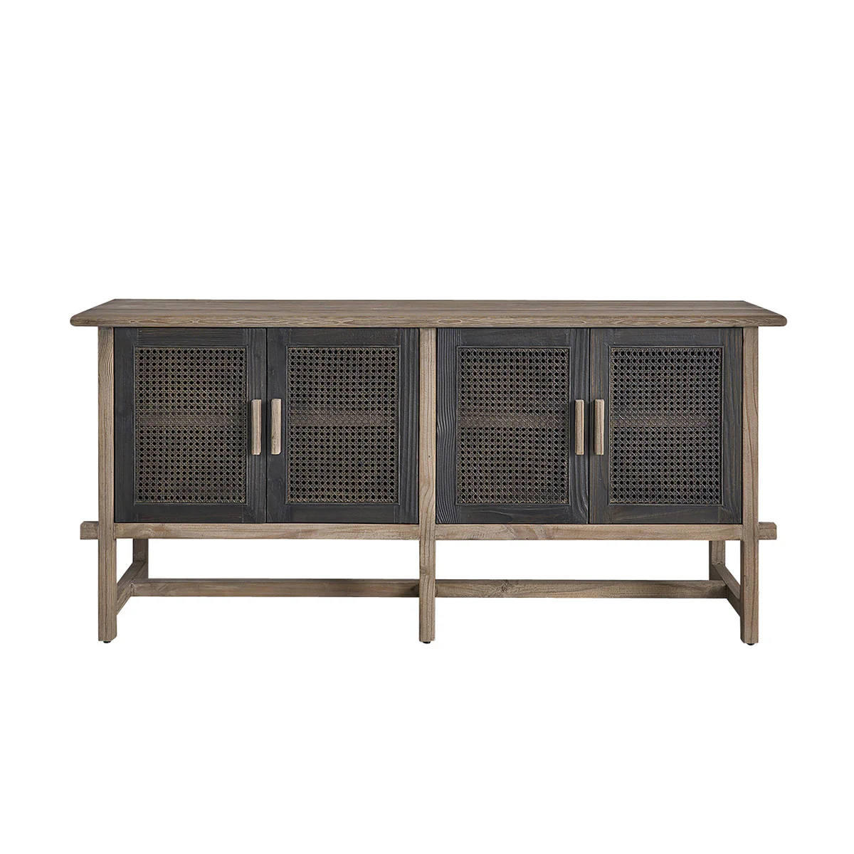 Buffet en bois recyclé massif 173 cm - Image 2