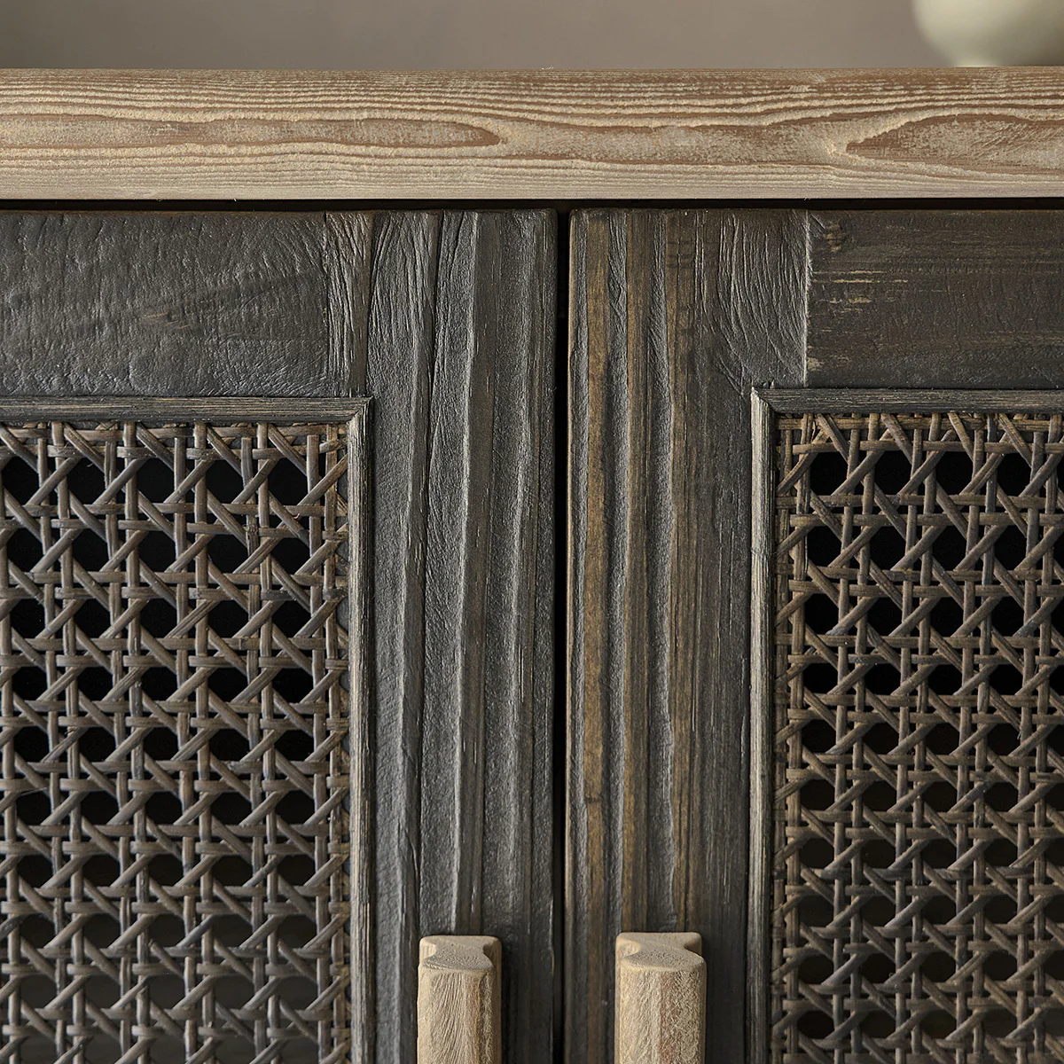 Buffet en bois recyclé massif 173 cm - Image 6
