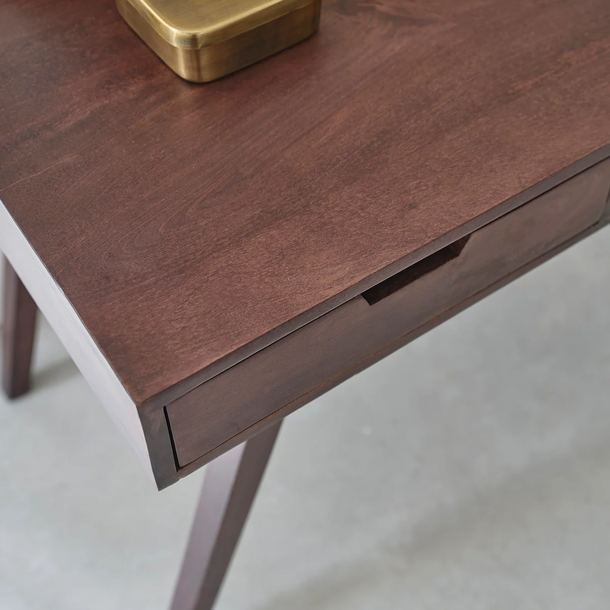 Bureau en manguier massif 120 cm - Image 6