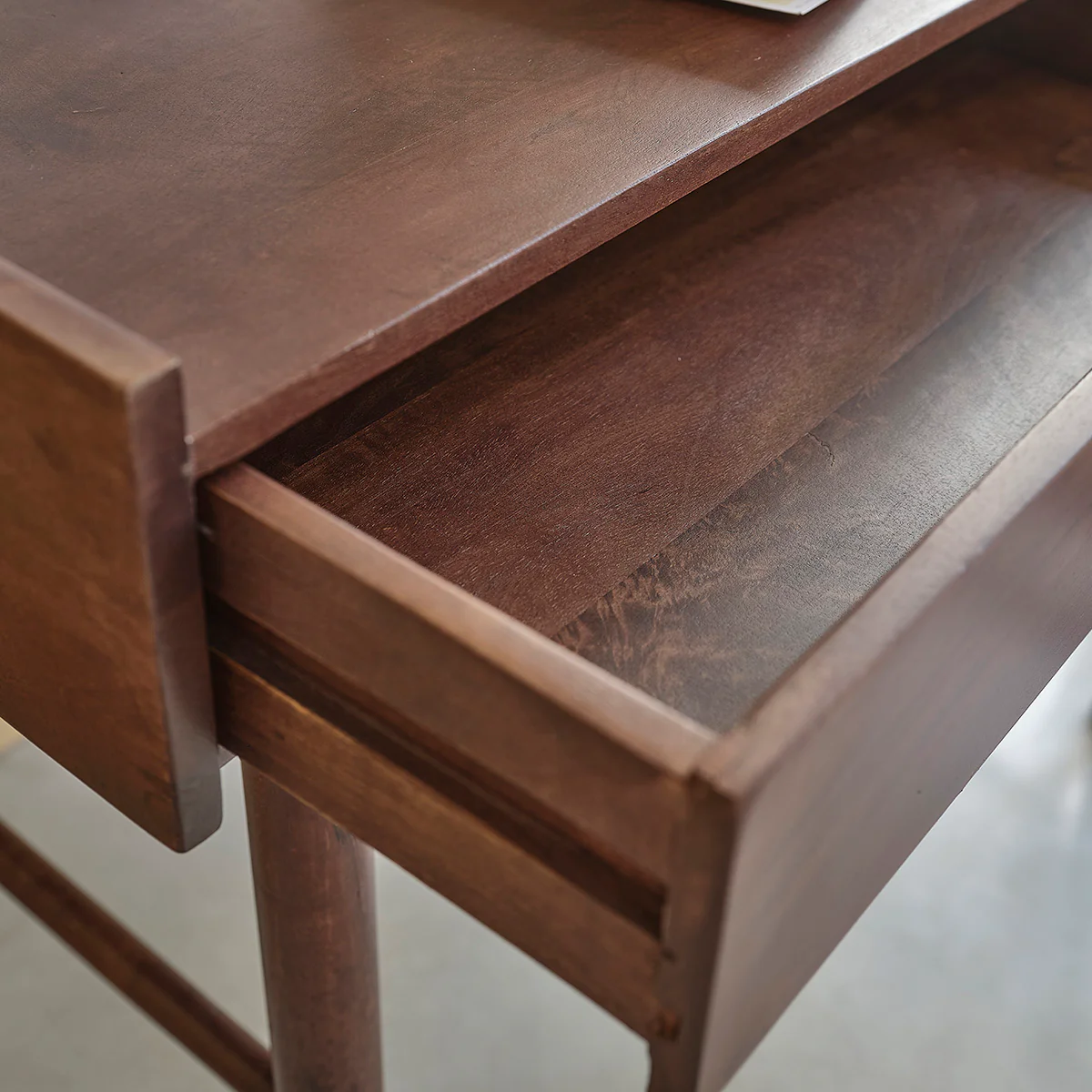 Bureau en manguier massif 125 cm - Image 5