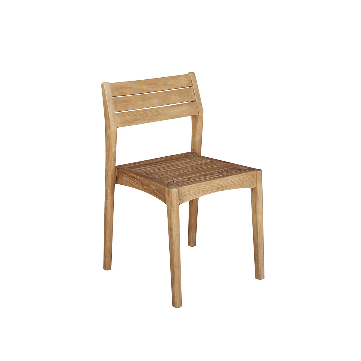 Chaise de jardin en teck massif recyclé - Image 2