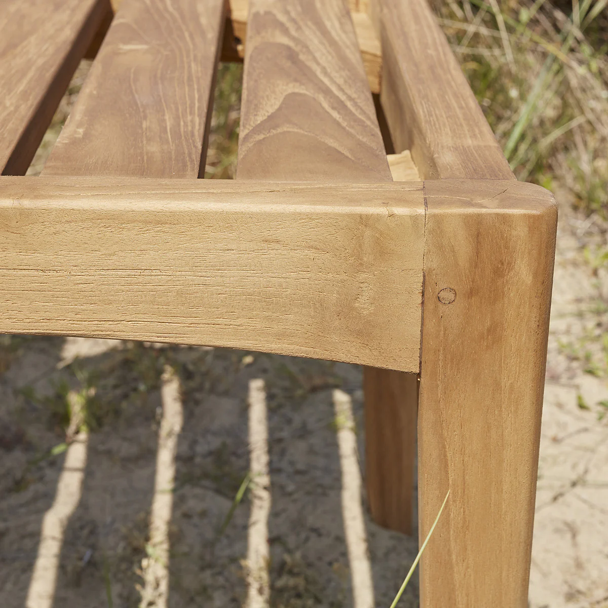 Chaise de jardin en teck massif recyclé - Image 8