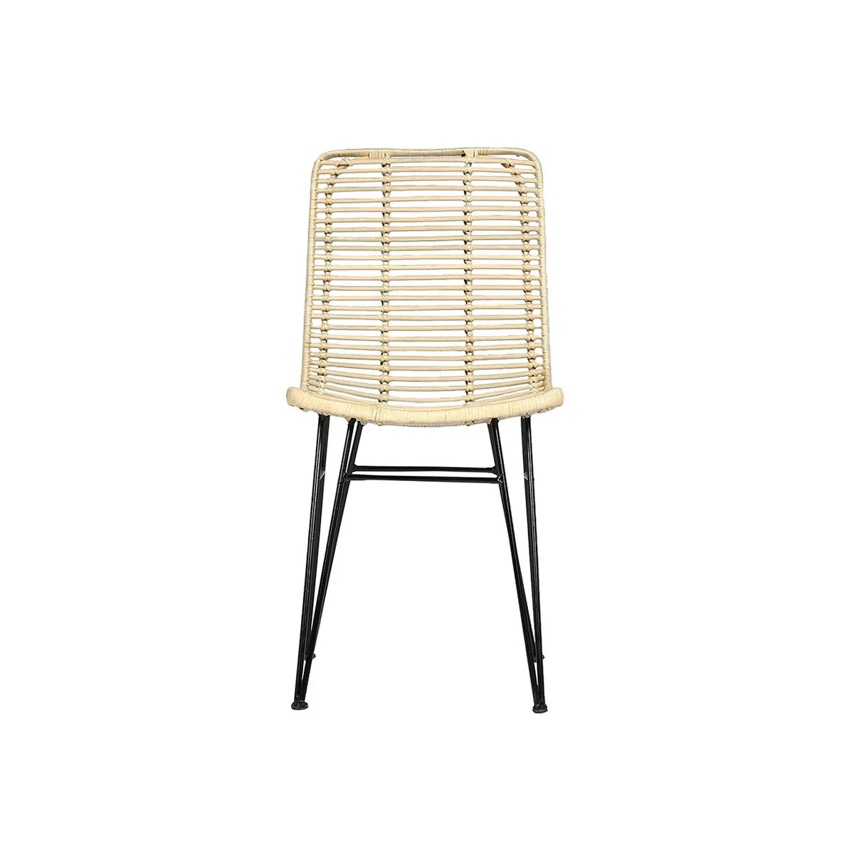 Chaise en rotin et métal - Image 2