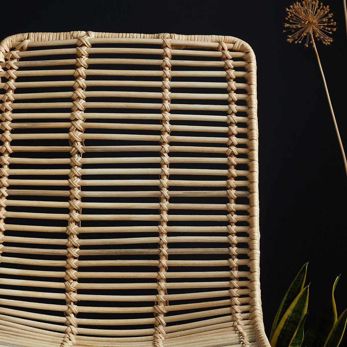 Chaise en rotin et métal - Image 3