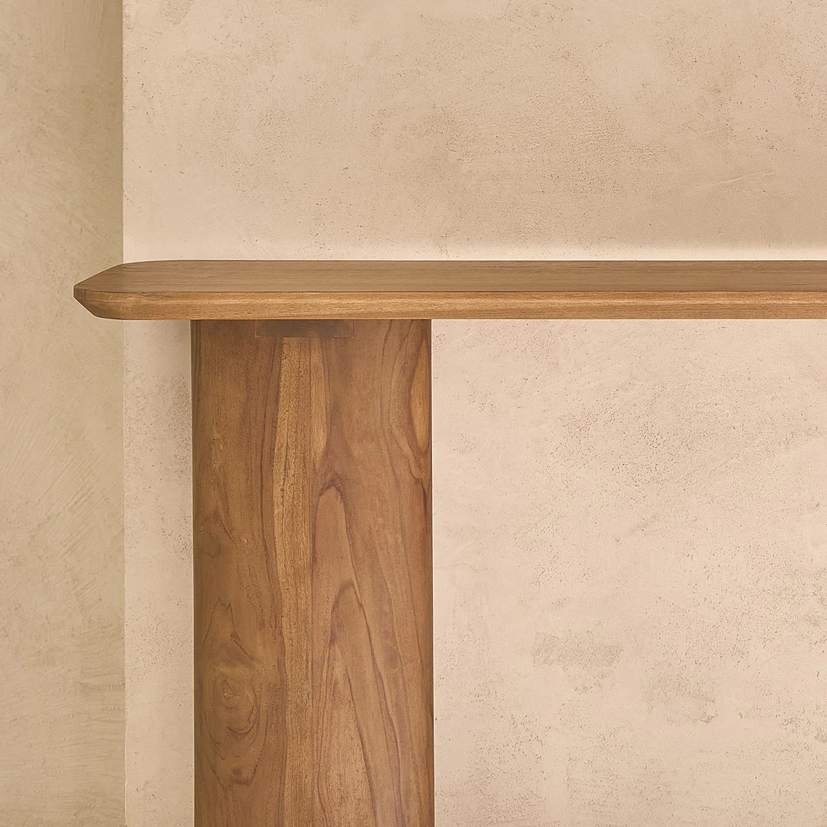Console en teck massif 120 cm - Image 6