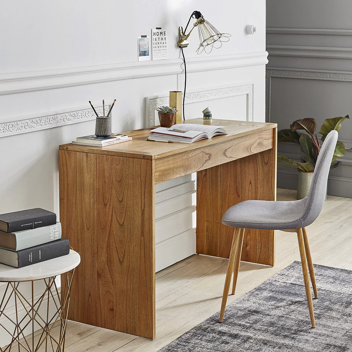 Console en mindi massif 120 cm - Image 6