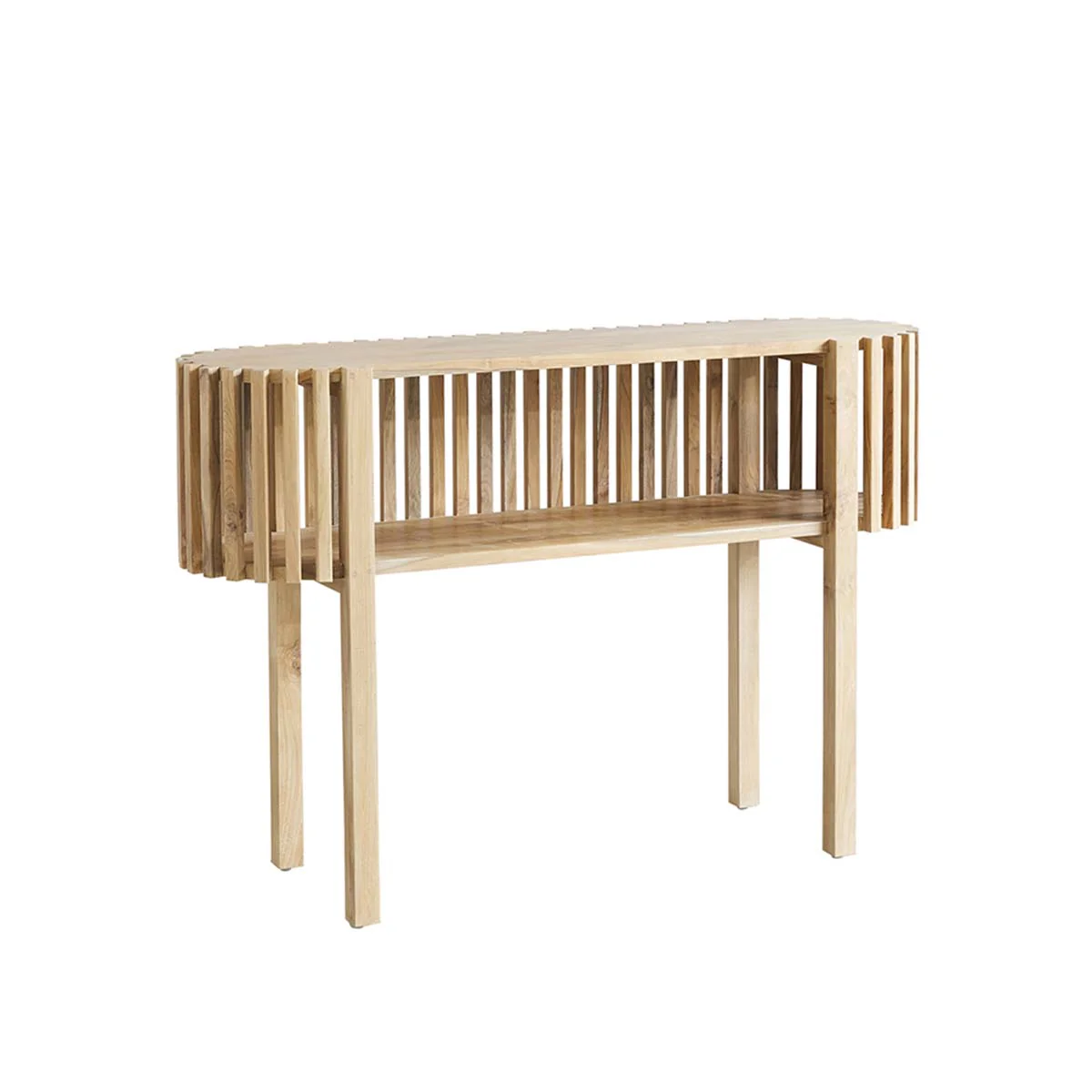 Console en teck massif 120 cm - Image 3