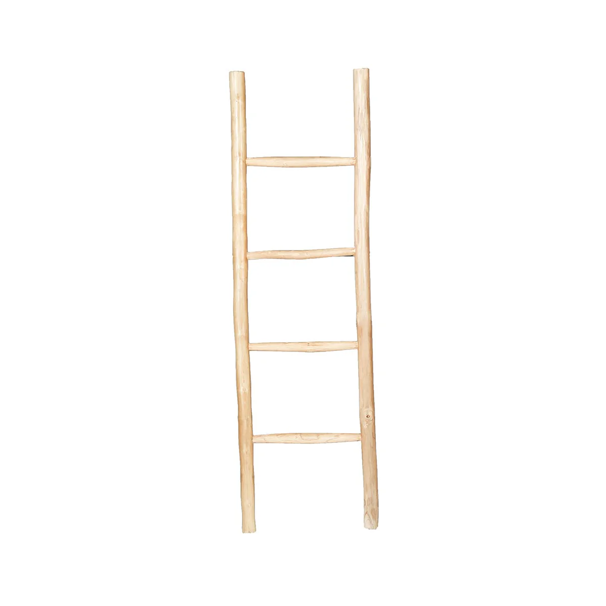 Échelle porte-serviettes en teck massif 150 cm - Image 2