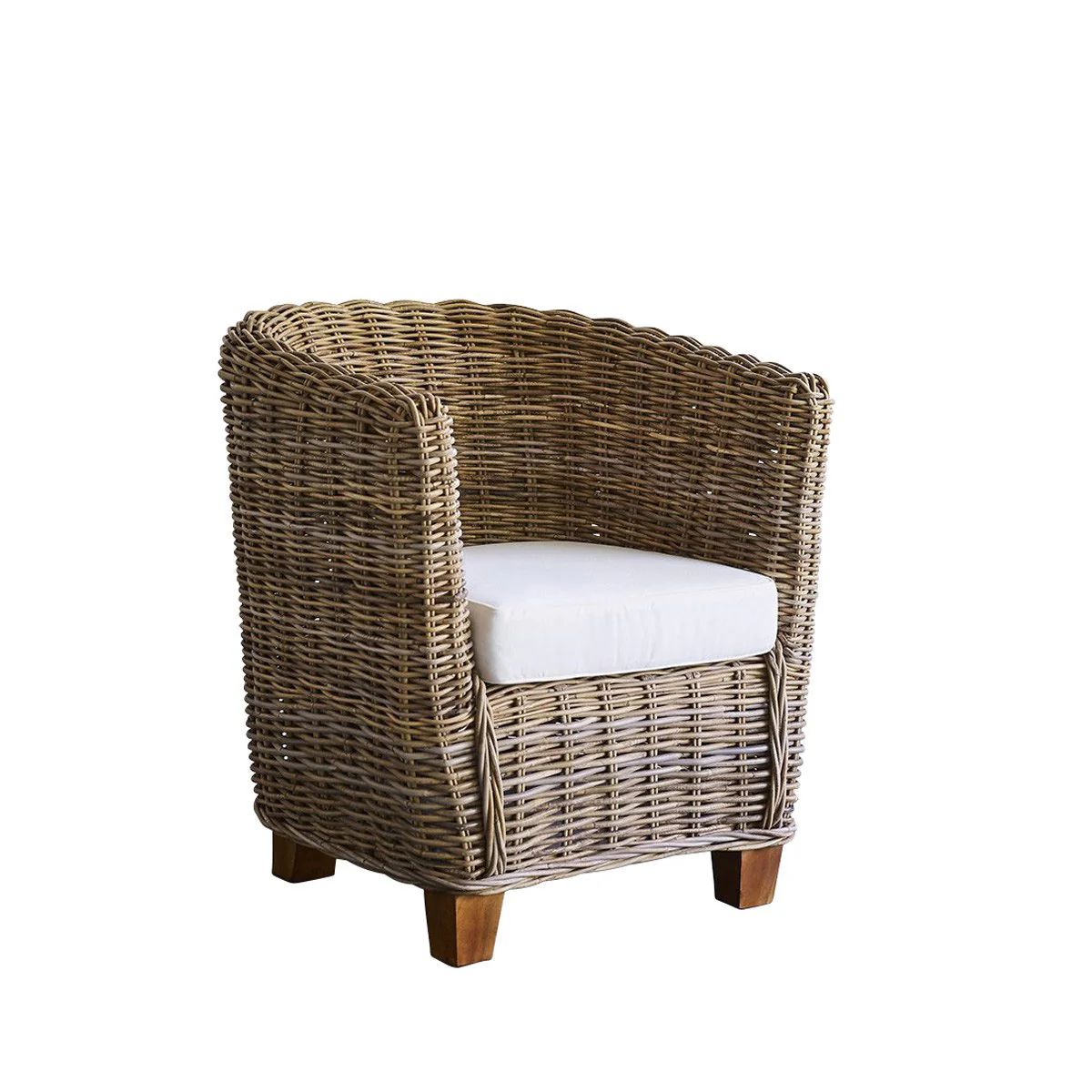 Fauteuil en kubu naturel - Image 2