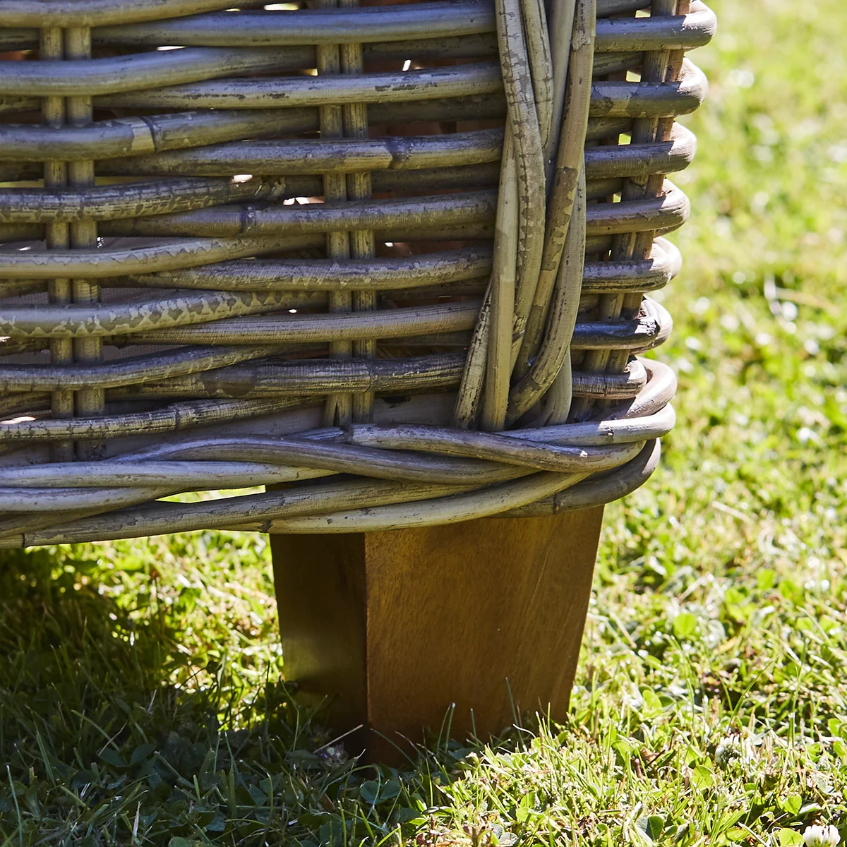 Fauteuil en kubu naturel - Image 4