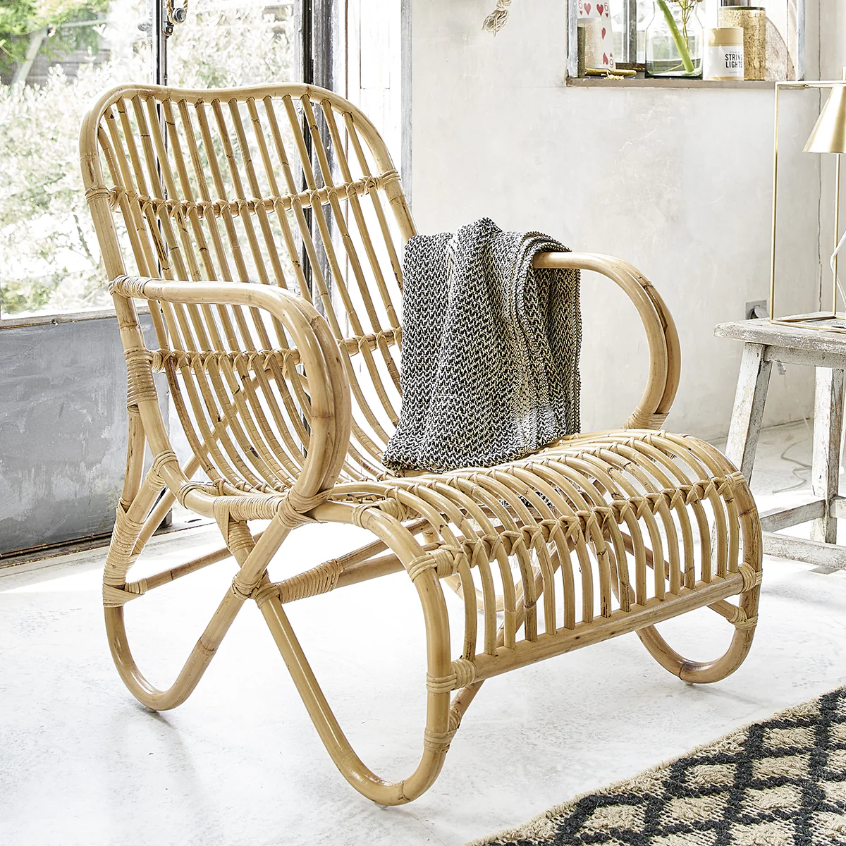 Fauteuil en rotin - Image 3