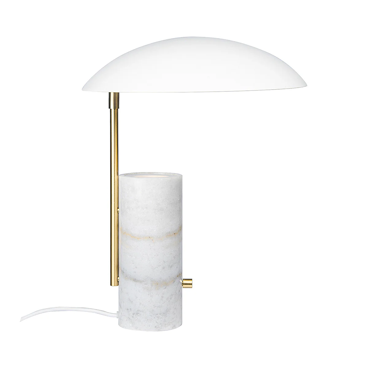 Lampe à poser en marbre blanc - Image 2