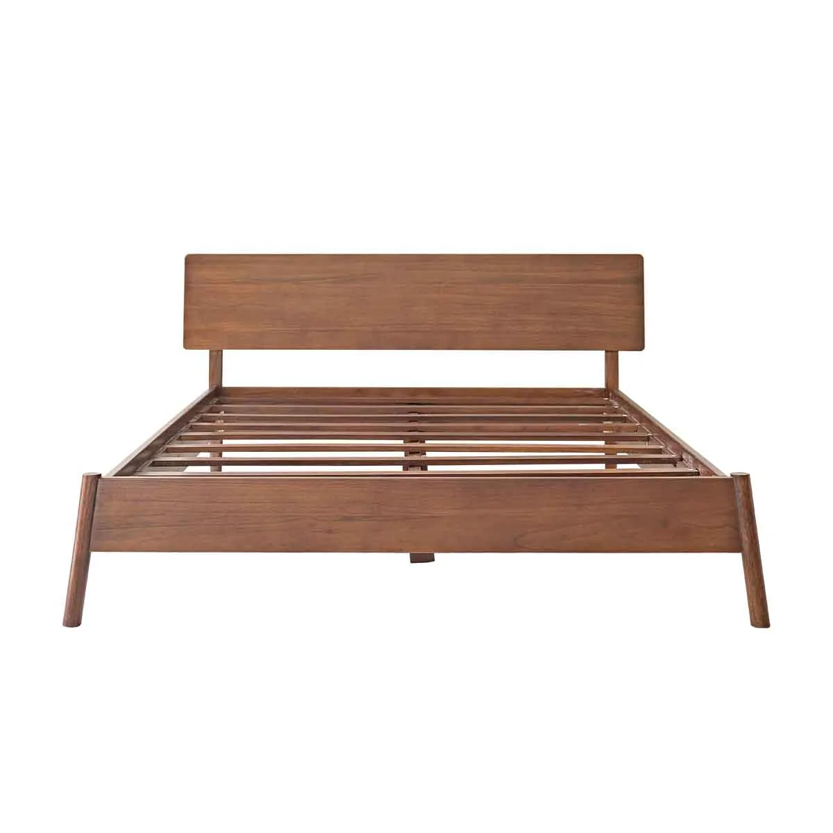 Lit en mindi massif 160 cm avec sommier - Image 2