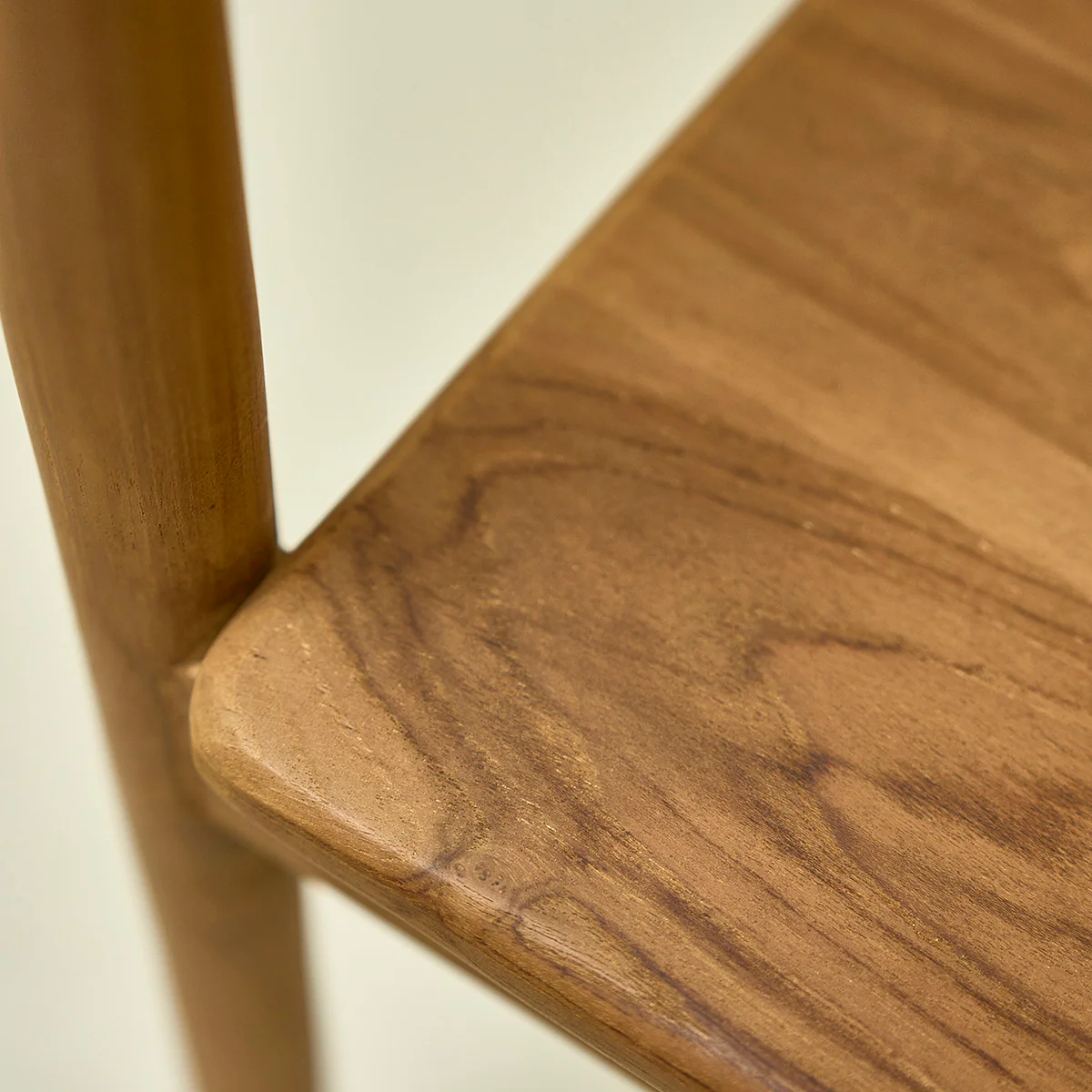 Lot de 2 chaises en teck massif - Image 5