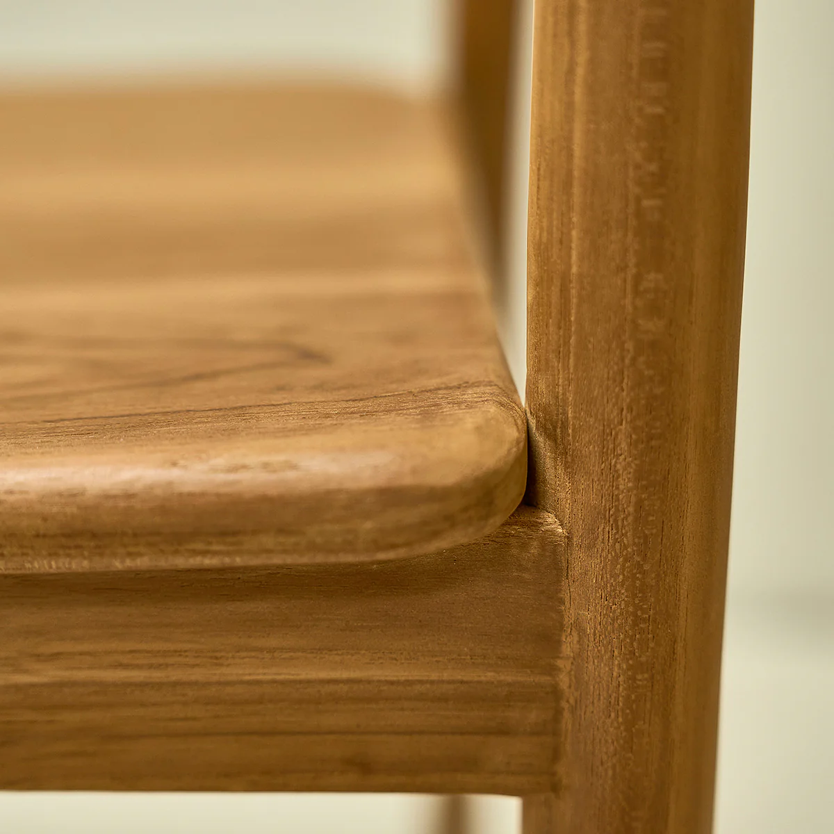 Lot de 2 chaises en teck massif - Image 7