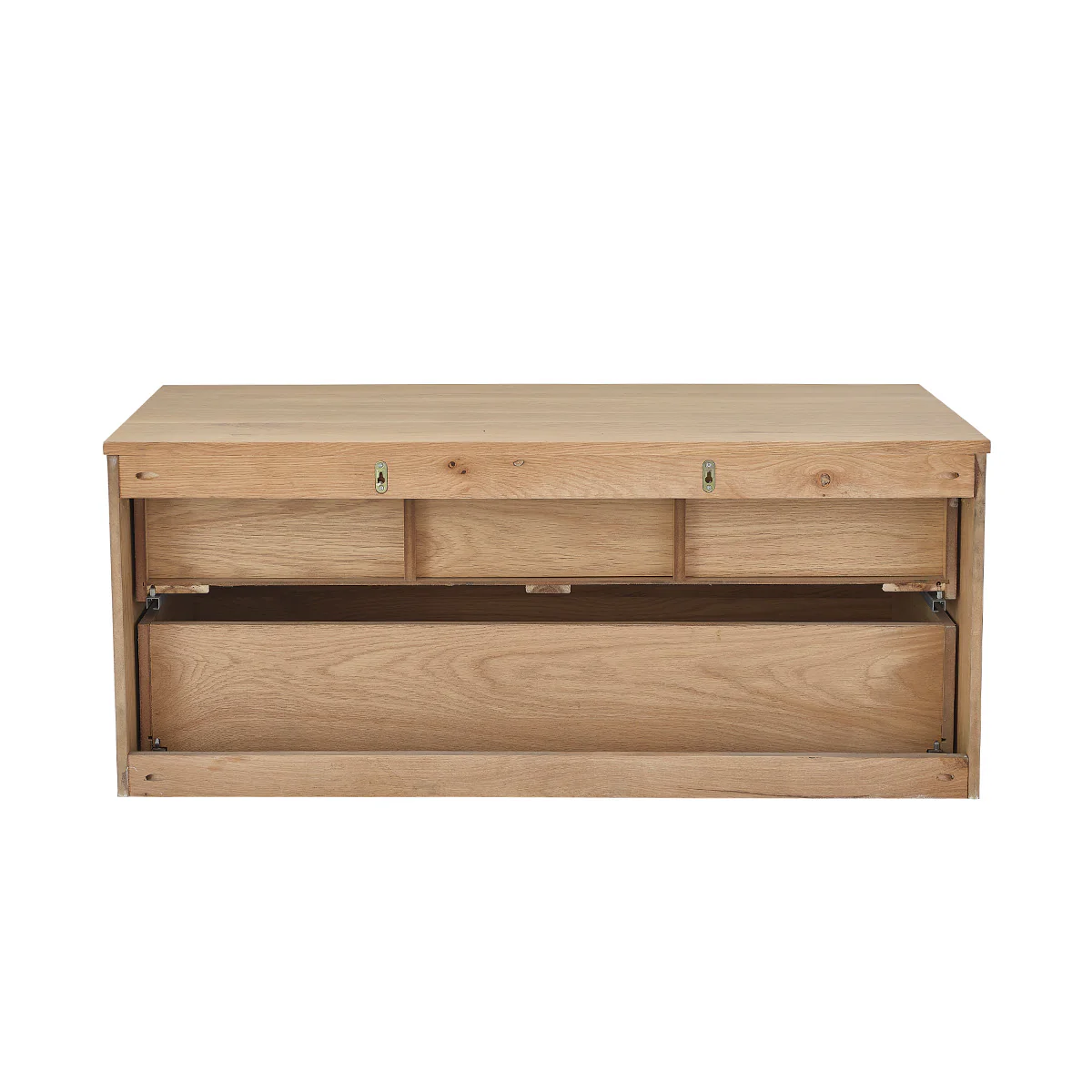 Meuble sous vasque en chêne massif suspendu 120 cm - Image 6