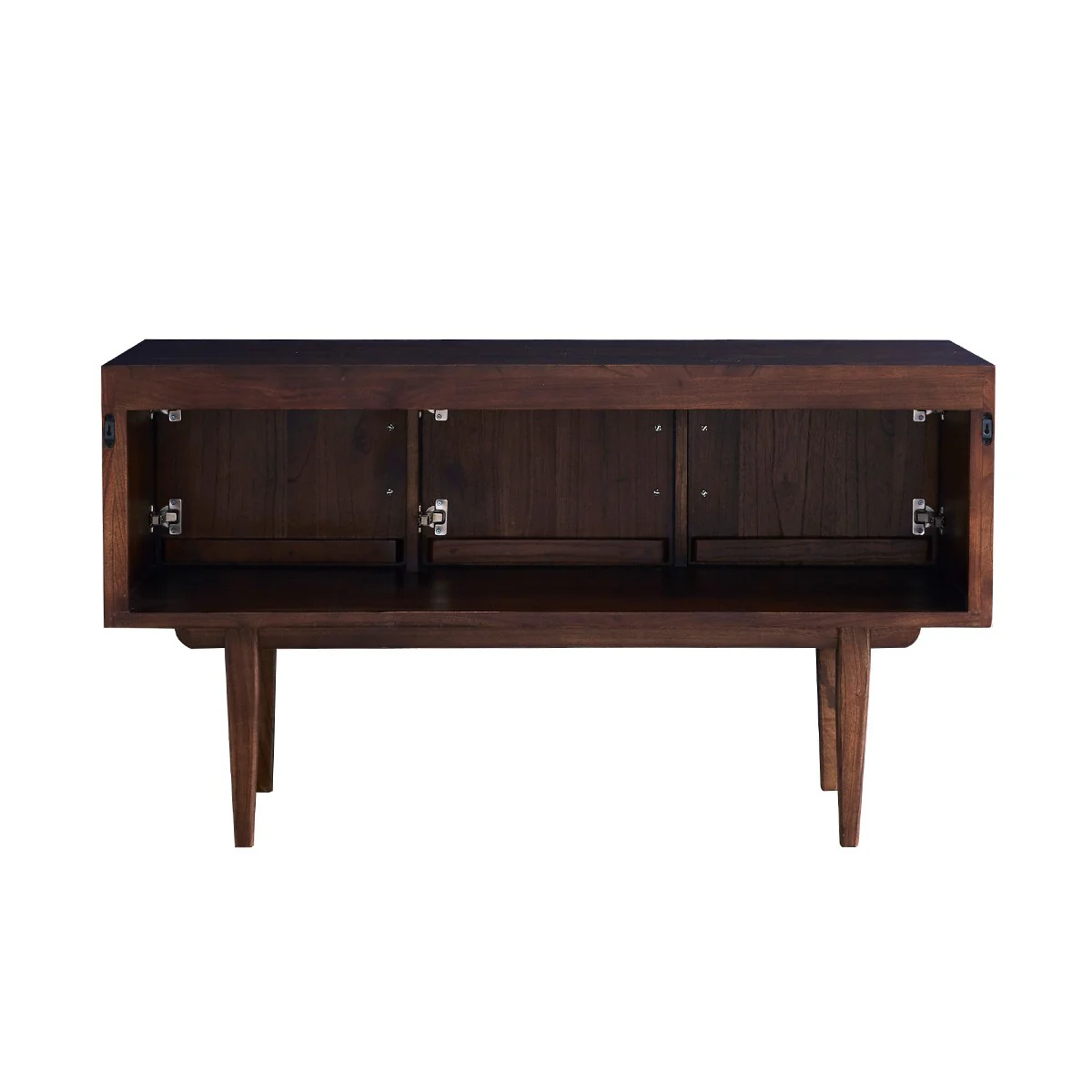 Meuble de salle de bain en mindi massif 135 cm - Image 6