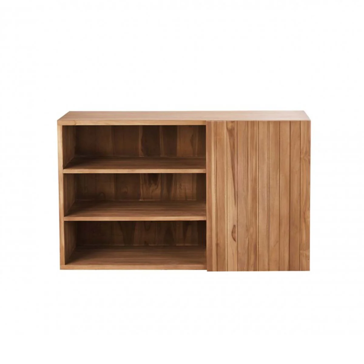 Meuble sous vasque en teck massif 120 cm - Image 2