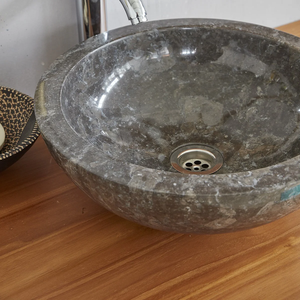 Meuble sous vasque en teck massif 120 cm - Image 4
