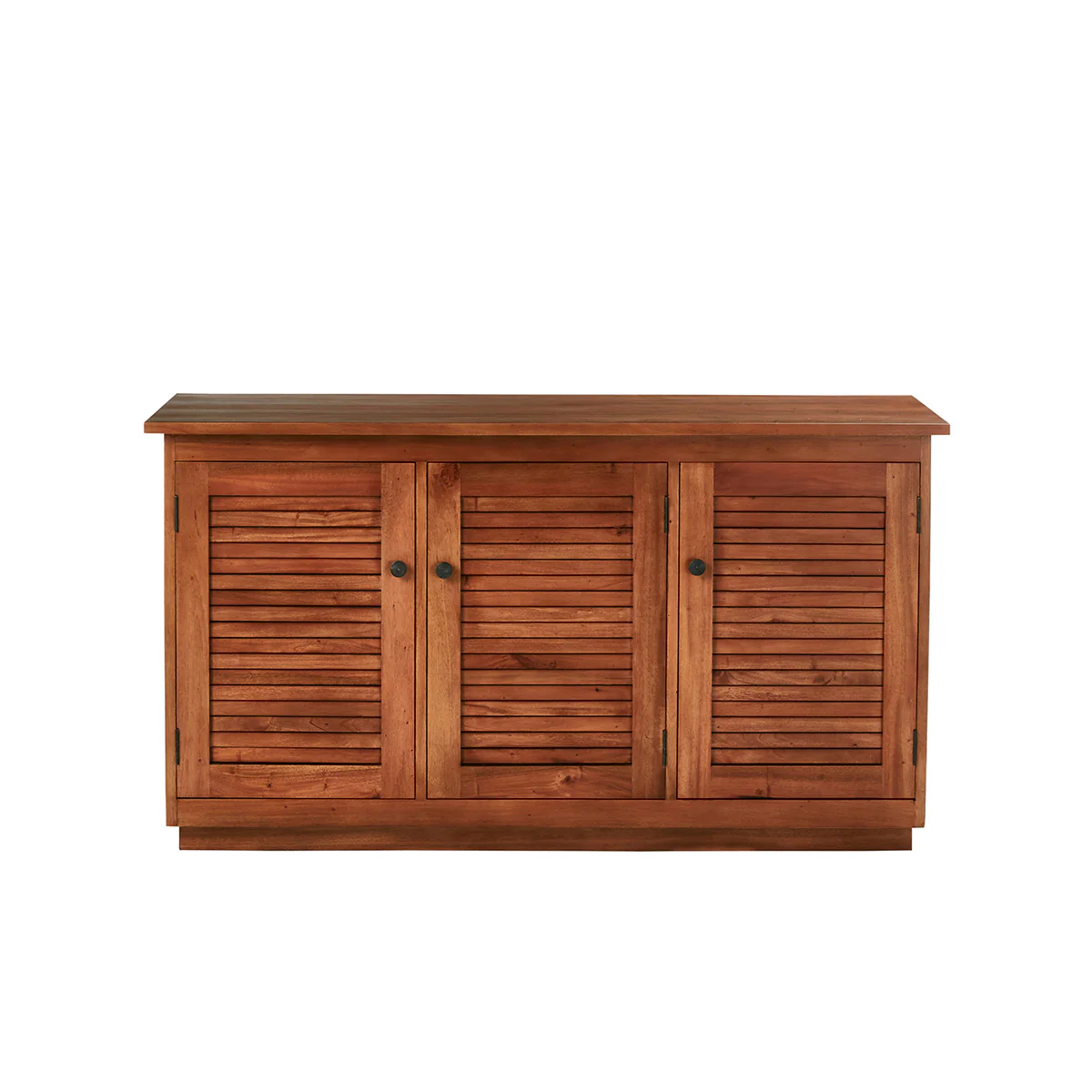 Meuble sous vasque en acajou massif 140 cm - Image 2