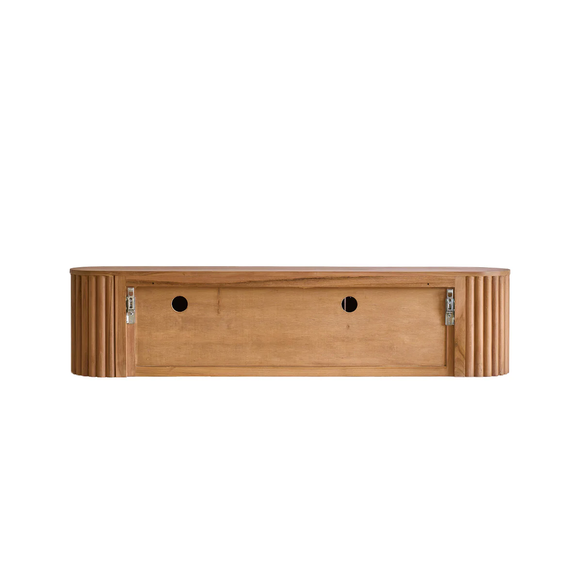 Meuble TV suspendu en teck massif 170 cm - Image 6