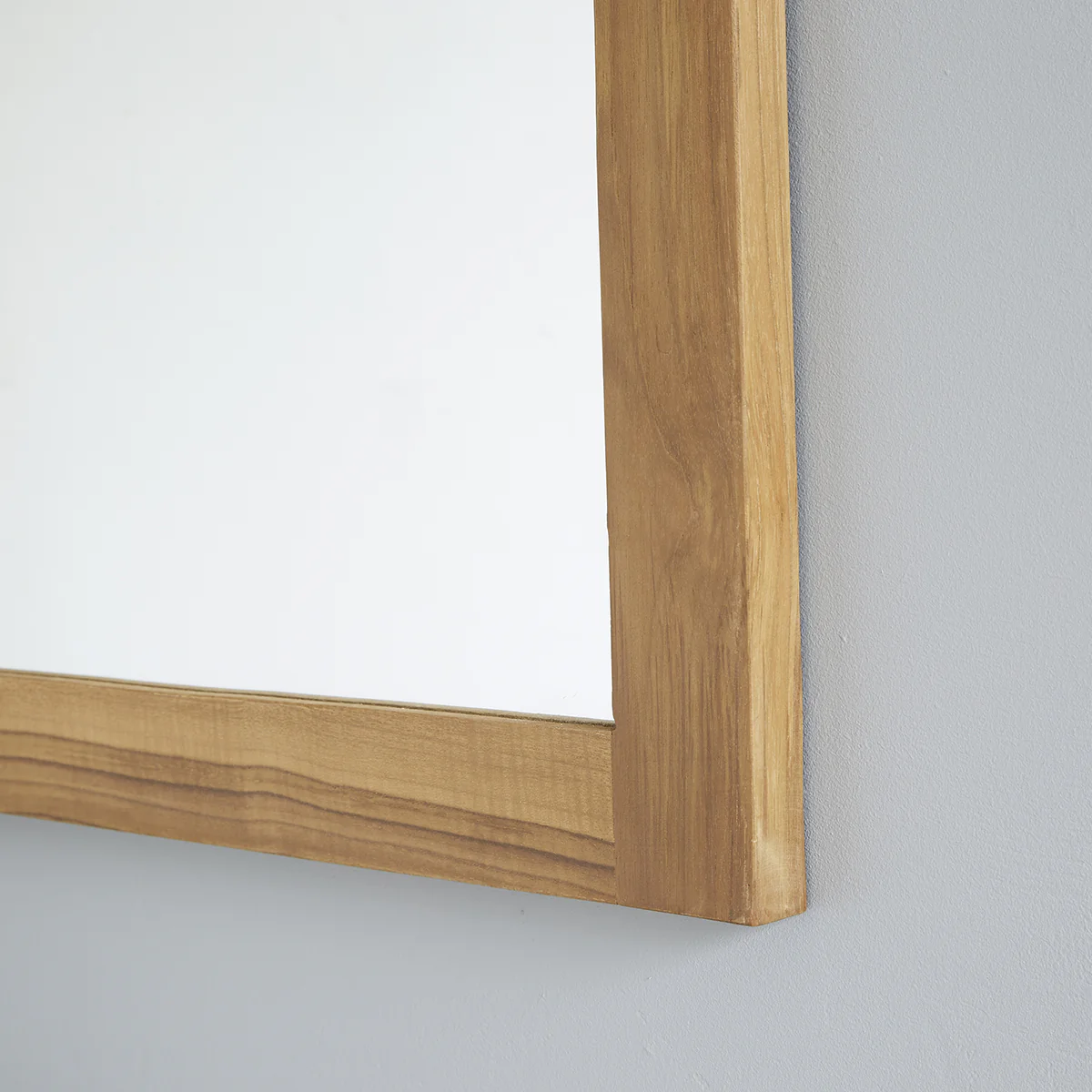 Miroir en teck massif rectangulaire 150x80 cm - Image 3
