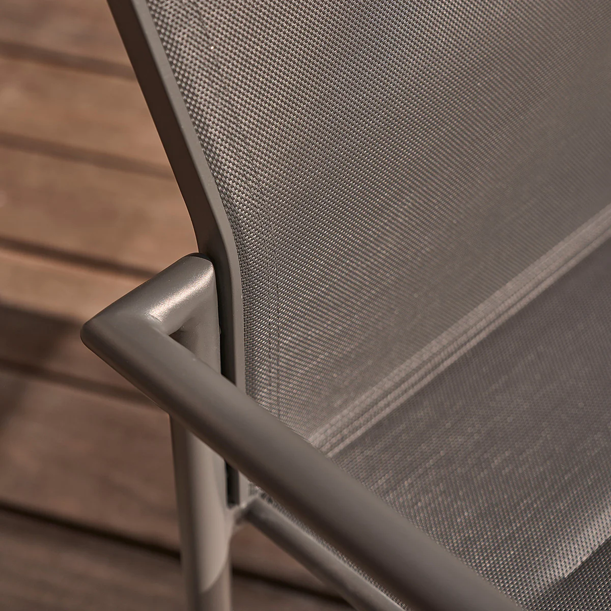 Salon de jardin en aluminium extensible gris 6/8 pers. - Image 8