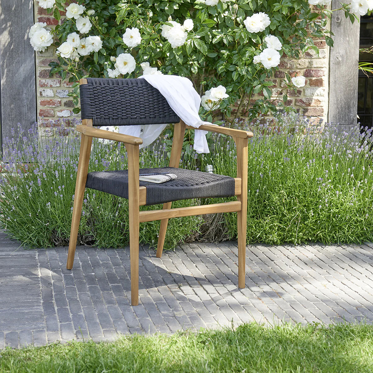 Salon de jardin en teck 4 pers. - Image 5