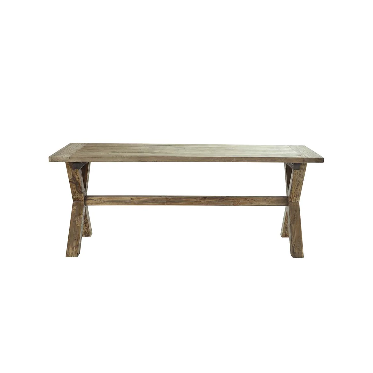 Table en teck massif recyclé 6 pers. - Image 2