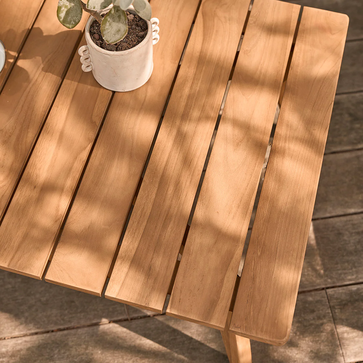 Table basse de jardin en teck massif - Image 5