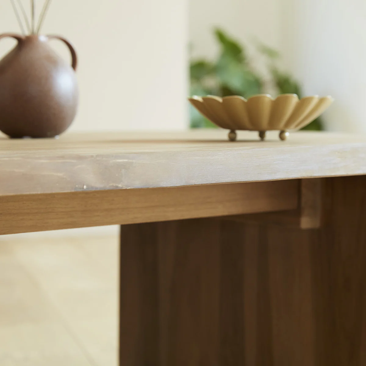 Table basse en teck massif 120 cm - Image 4