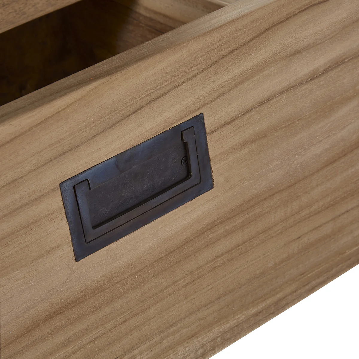 Table de chevet en teck massif 45 cm - Image 4