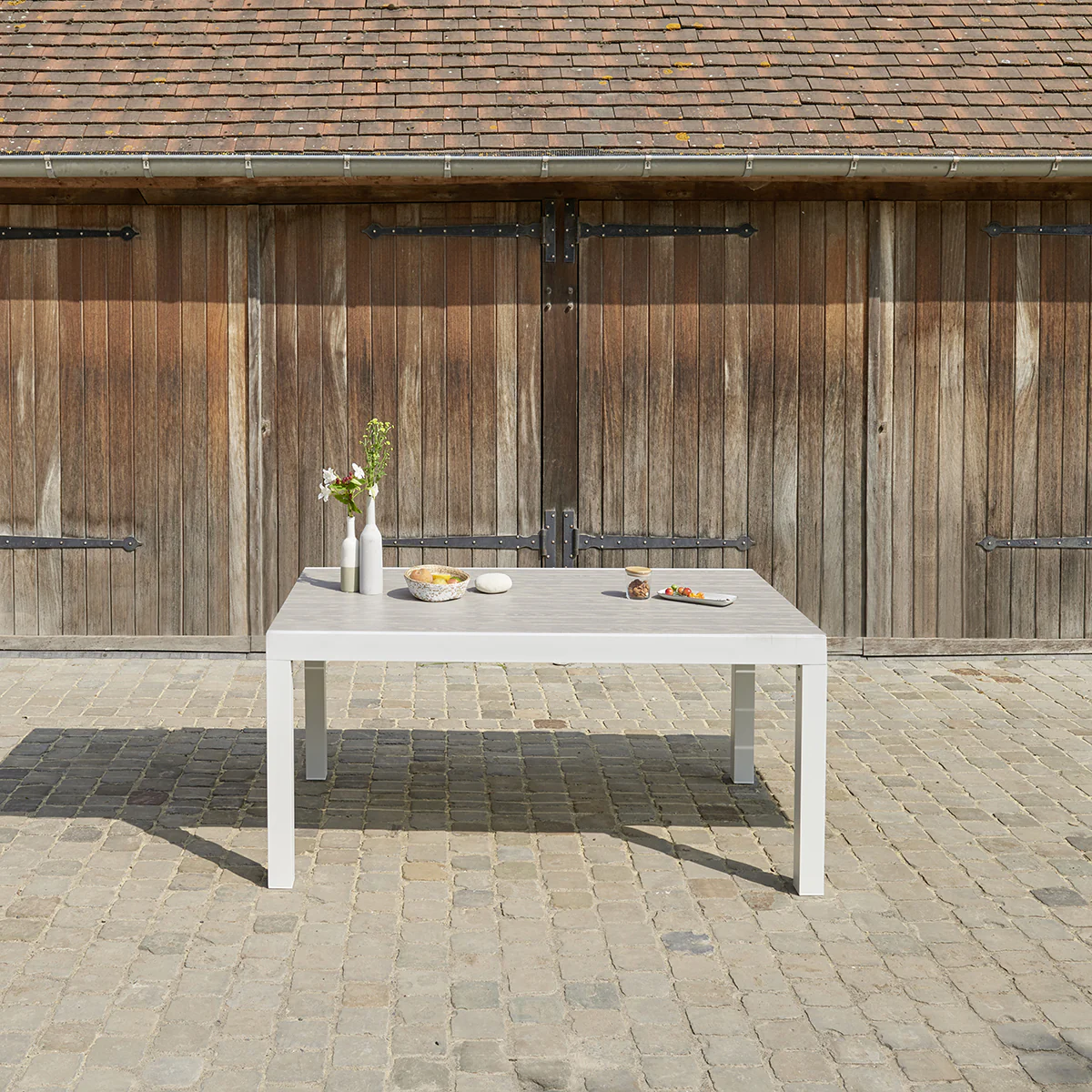 Table de jardin en aluminium extensible 6/10 pers. - Image 3
