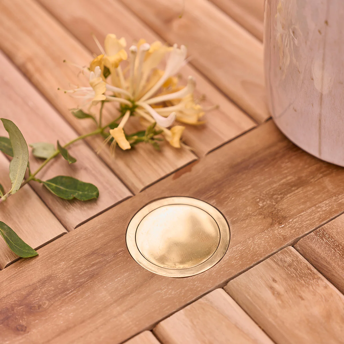 Table de jardin en teck massif 8 pers. - Image 3