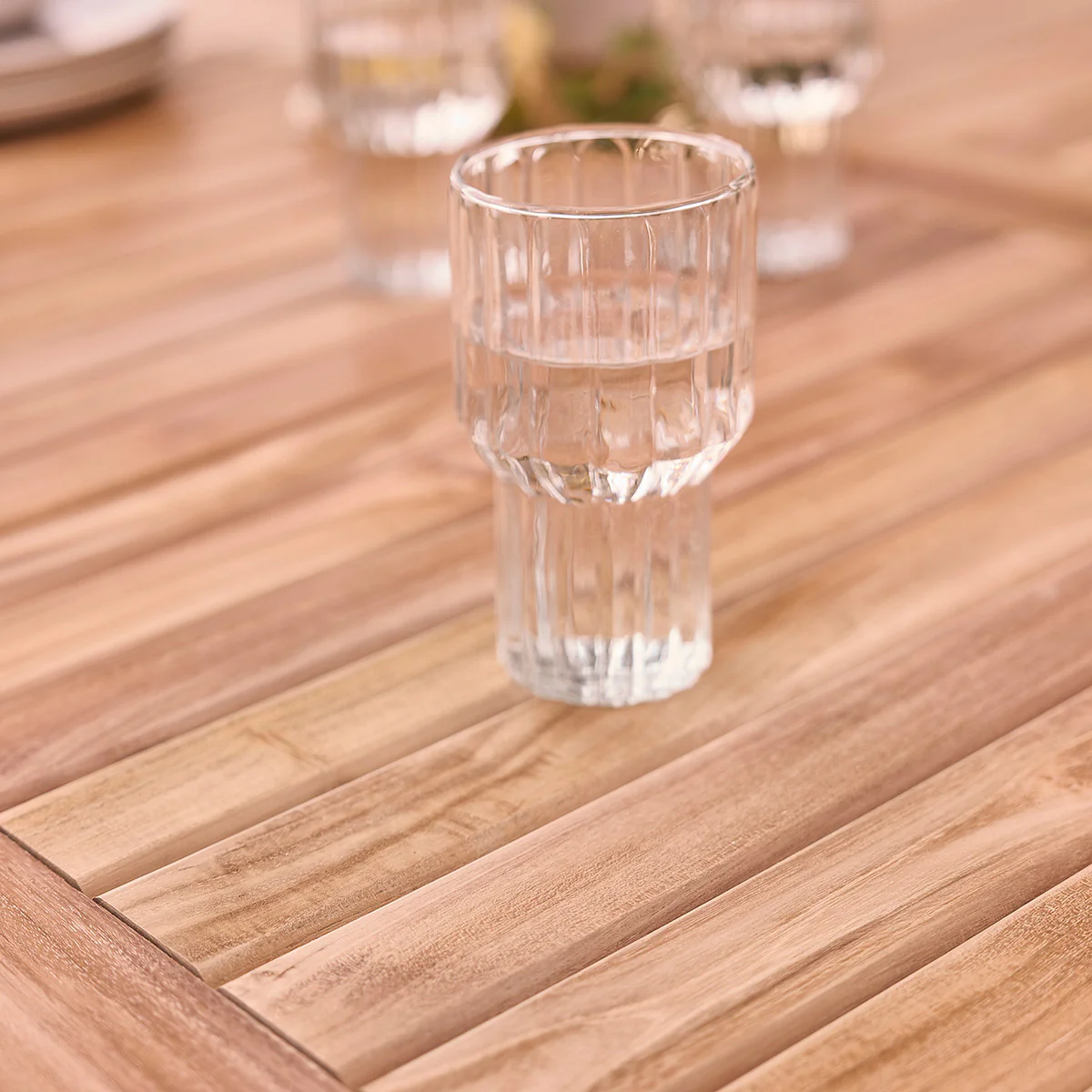 Table de jardin en teck massif 8 pers. - Image 4