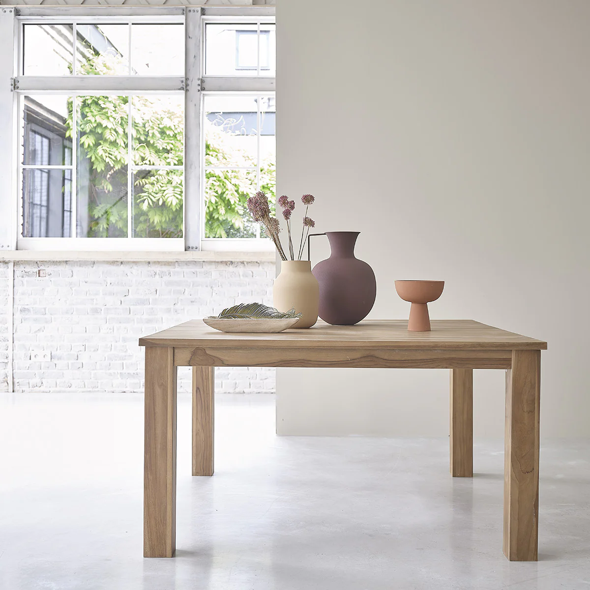 Table en teck massif 8 pers. - Image 3