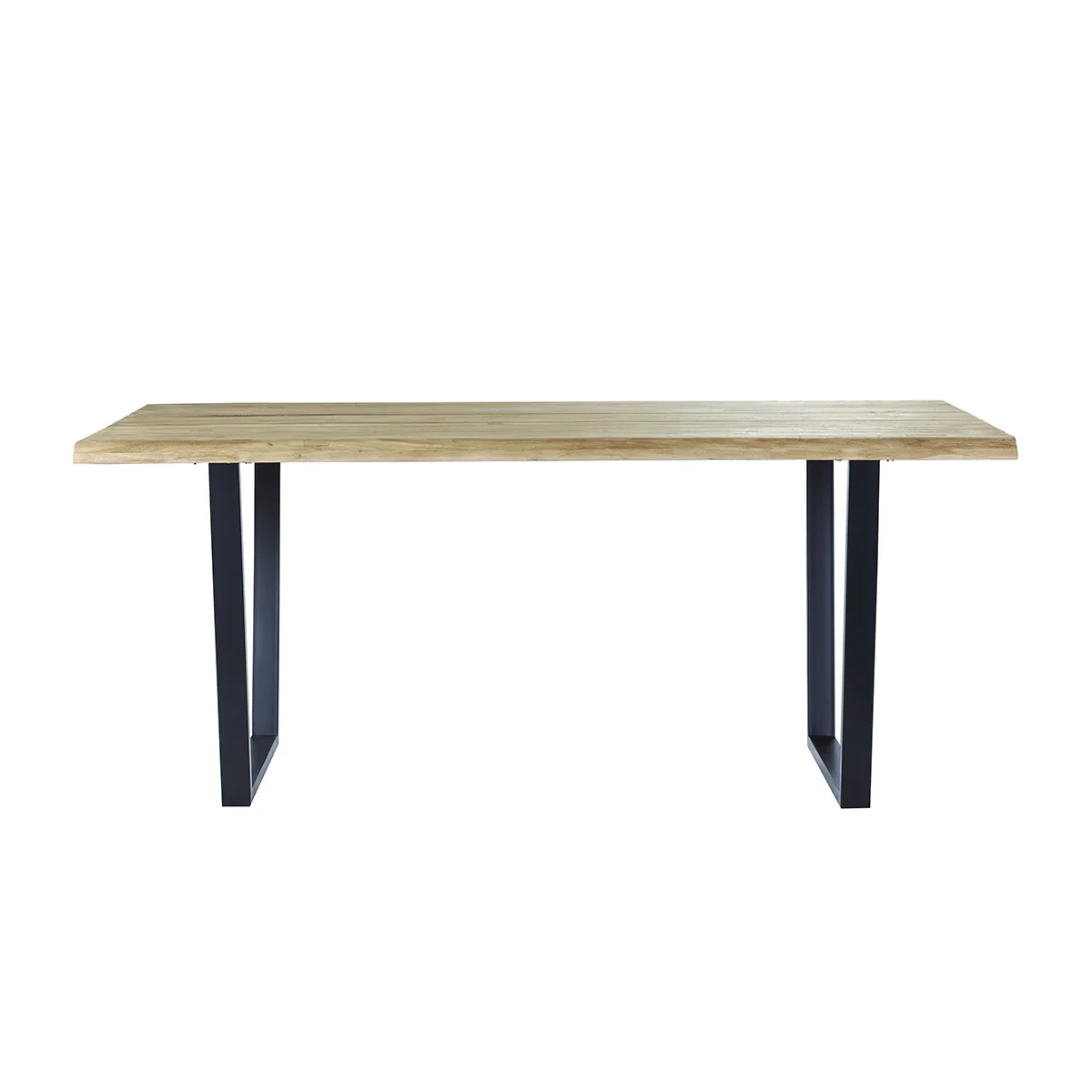 Table en teck massif recyclé et métal 8 pers. - Image 2