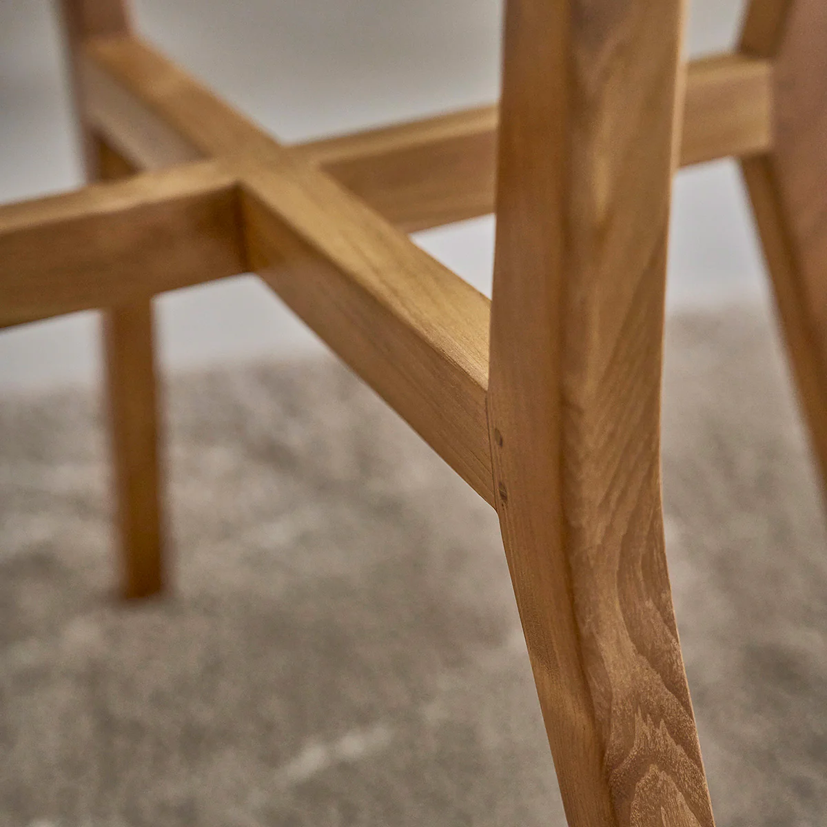 Table en teck massif ronde 4 pers. - Image 7