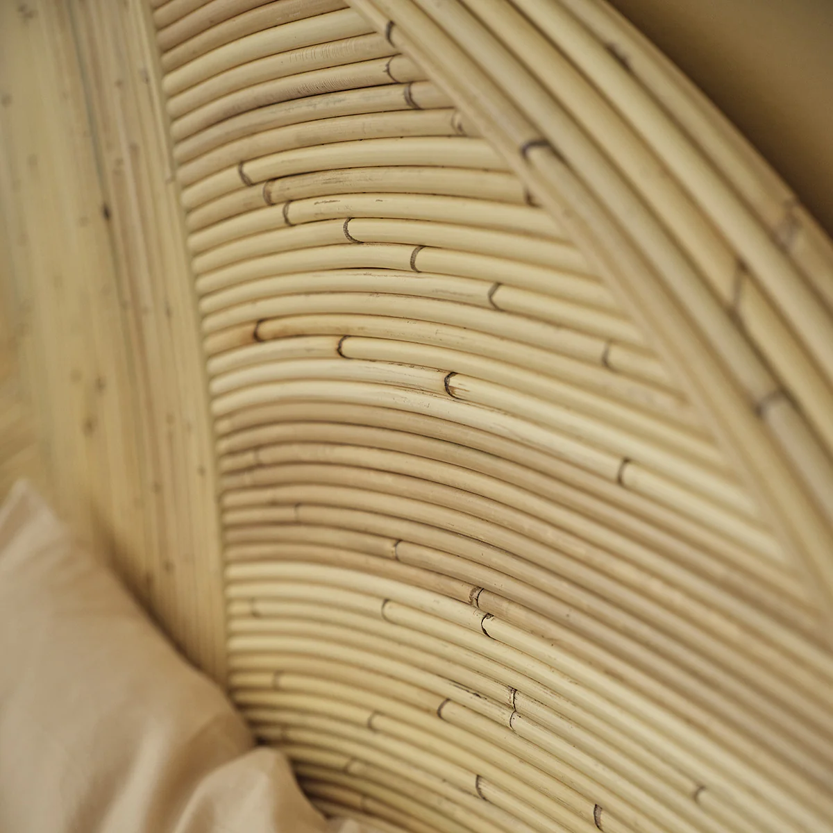 Tête de lit en canne de rotin 160 cm - Image 6