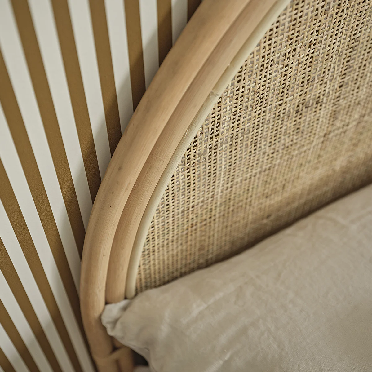 Tête de lit en rotin et cannage 140 cm - Image 6