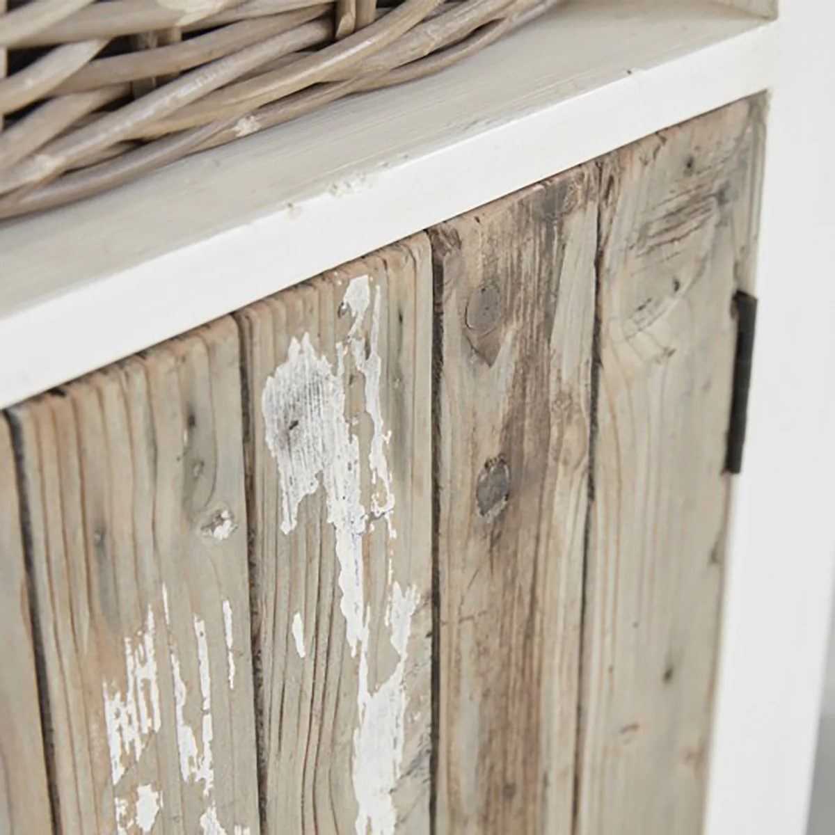 Vaisselier en bois recyclé massif 70 cm - Image 3